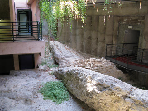 Roman Ruins in Assisi Italy