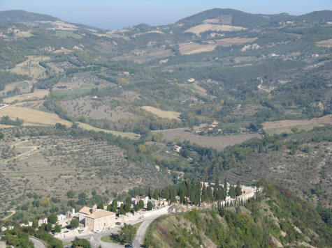 Farmland of Umbria Italy